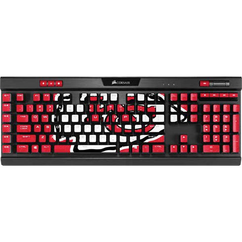 NFL Kansas City Chiefs Distressed K95 RGB PLATINUM Mechanical Gaming Keyboard Skin