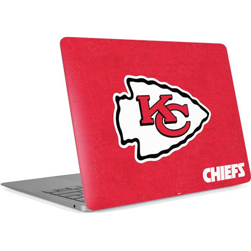 NFL Kansas City Chiefs Distressed Apple MacBook Air Skin