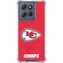 NFL Kansas City Chiefs Distressed Moto G Play 5G (2025) Clear Case