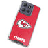 NFL Kansas City Chiefs Distressed Moto G Play 5G (2025) Clear Case