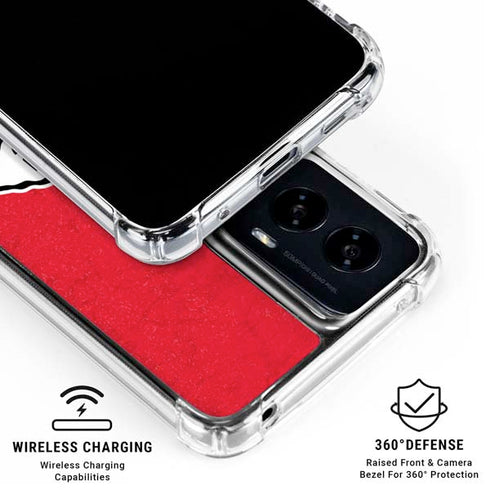 NFL Kansas City Chiefs Distressed Moto G Power 5G (2024) Clear Case