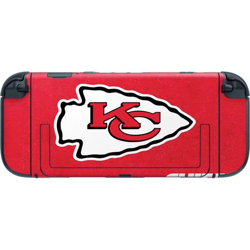 NFL Kansas City Chiefs Distressed Nintendo Switch 2 (2025) with Joy-Con Skin