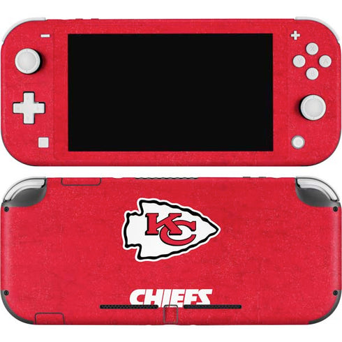 NFL Kansas City Chiefs Distressed Nintendo Switch Lite Skin