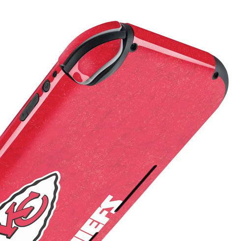 NFL Kansas City Chiefs Distressed Nintendo Switch Lite Skin