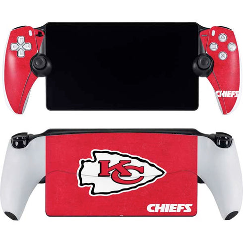 NFL Kansas City Chiefs Distressed PlayStation PS5 Skins