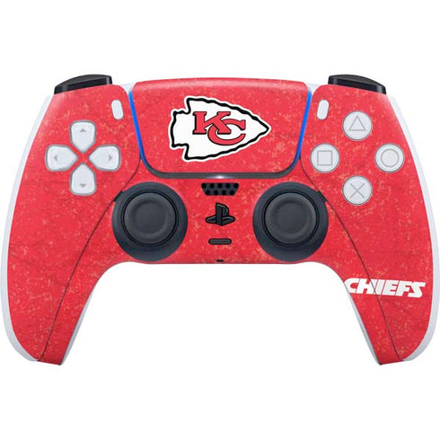 NFL Kansas City Chiefs Distressed PlayStation PS5 Skins