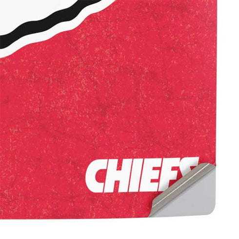 NFL Kansas City Chiefs Distressed PS5 Pro Console Skin