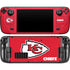 NFL Kansas City Chiefs Distressed Steam Deck Handheld Gaming Computer OLED Skin