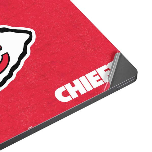 NFL Kansas City Chiefs Distressed Surface Laptop 7 15in Skin