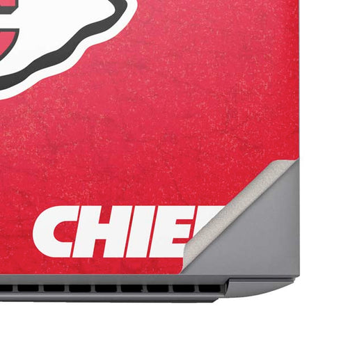 NFL Kansas City Chiefs Distressed HP ZBook Fury 16 G10 Skin