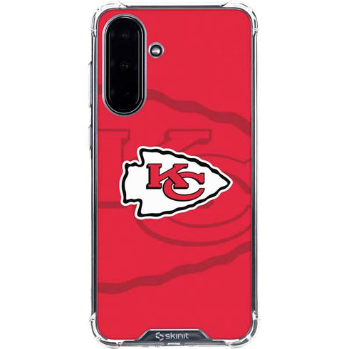 NFL Kansas City Chiefs Double Vision Galaxy A36 5G Clear Case