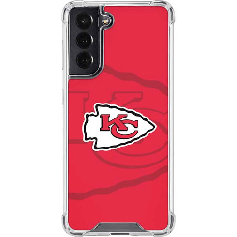 NFL Kansas City Chiefs Double Vision Galaxy S22 Clear Case