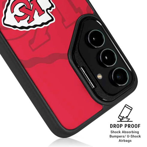 NFL Kansas City Chiefs Double Vision Galaxy S24 FE Kickstand Case