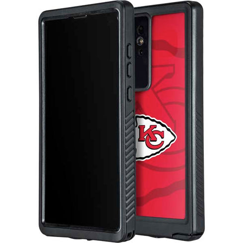 NFL Kansas City Chiefs Double Vision Galaxy S24 Ultra Waterproof Case