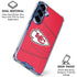NFL Kansas City Chiefs Double Vision Galaxy S25 FE Clear Case