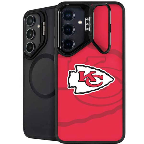 NFL Kansas City Chiefs Double Vision Galaxy S25 FE Kickstand Case