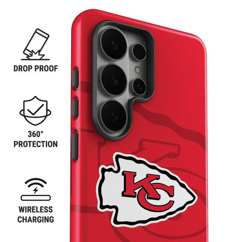NFL Kansas City Chiefs Double Vision Galaxy S26 Ultra Impact Case