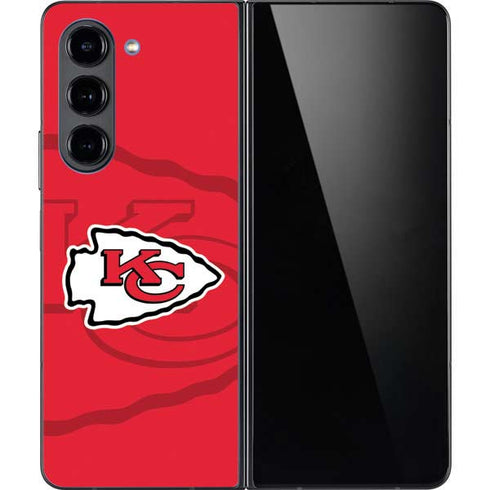 NFL Kansas City Chiefs Double Vision Galaxy Z Fold5 5G Skin