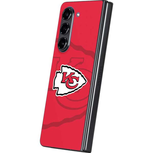 NFL Kansas City Chiefs Double Vision Galaxy Z Fold5 5G Skin