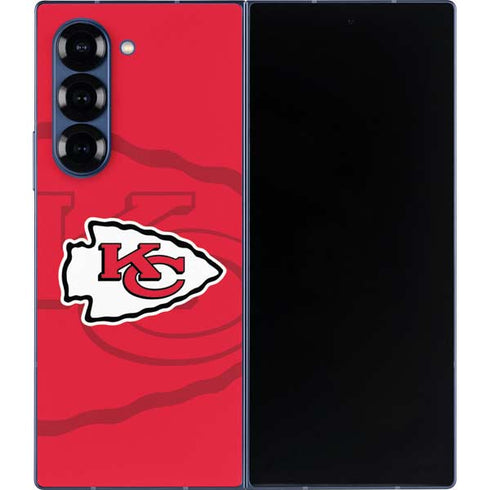 NFL Kansas City Chiefs Double Vision Galaxy Z Fold6 Skin