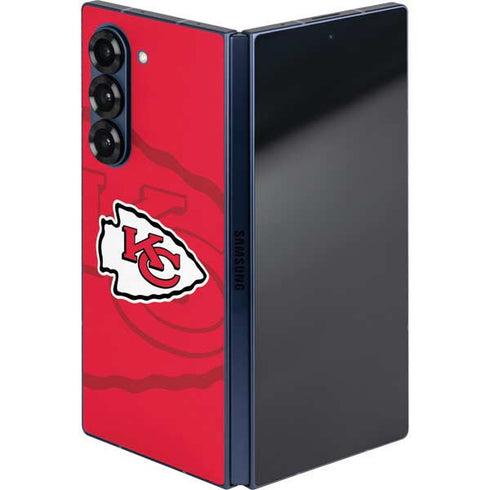 NFL Kansas City Chiefs Double Vision Galaxy Z Fold6 Skin