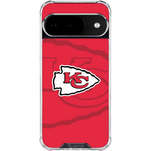 NFL Kansas City Chiefs Double Vision Google Pixel 10 Clear Case