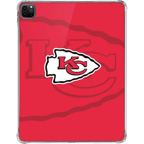 NFL Kansas City Chiefs Double Vision iPad Pro 11in (2024) Clear Case