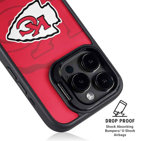 NFL Kansas City Chiefs Double Vision iPhone 13 Pro Max Kickstand Case