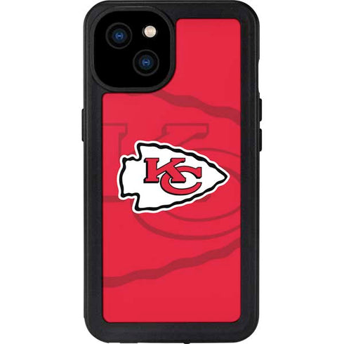 NFL Kansas City Chiefs Double Vision iPhone 15 Plus Waterproof Case