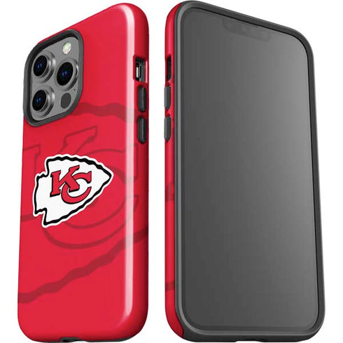 NFL Kansas City Chiefs Double Vision iPhone 15 Pro Impact Case