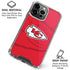 NFL Kansas City Chiefs Double Vision iPhone 16 Pro Clear Case