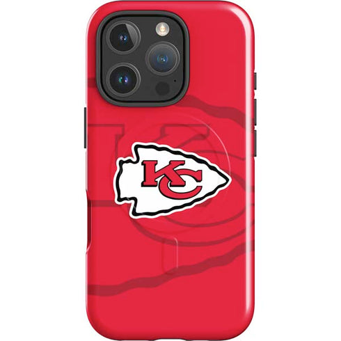 NFL Kansas City Chiefs Double Vision iPhone 16 Pro Max Magsafe Impact Case