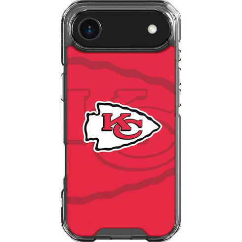 NFL Kansas City Chiefs Double Vision iPhone 17 Air Clear Case