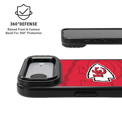 NFL Kansas City Chiefs Double Vision iPhone 17 Air Kickstand Case
