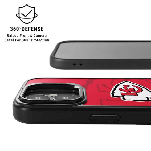 NFL Kansas City Chiefs Double Vision iPhone 17 Kickstand Case