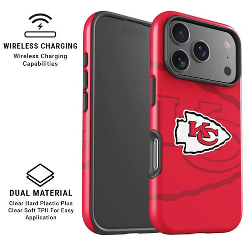NFL Kansas City Chiefs Double Vision iPhone 17 Pro Magsafe Impact Case