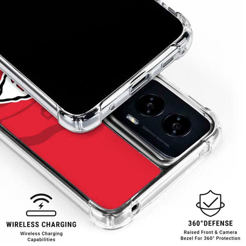 NFL Kansas City Chiefs Double Vision Moto G Power 5G (2024) Clear Case
