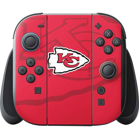 NFL Kansas City Chiefs Double Vision Nintendo Switch 2 (2025) with Joy-Con Skin