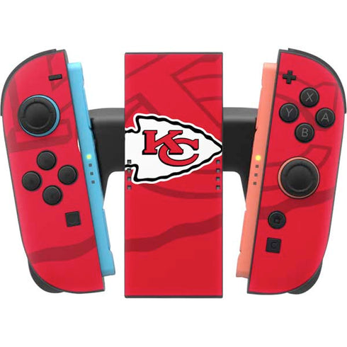 NFL Kansas City Chiefs Double Vision Nintendo Switch 2 (2025) Joy-Con Controller Skin