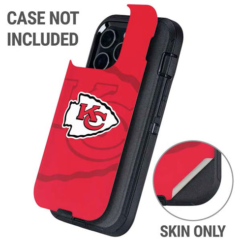 NFL Kansas City Chiefs Double Vision Otterbox Defender iPhone Skin