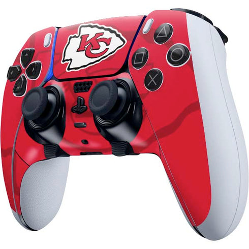 NFL Kansas City Chiefs Double Vision PS5 DualSense Edge Pro Controller Skin