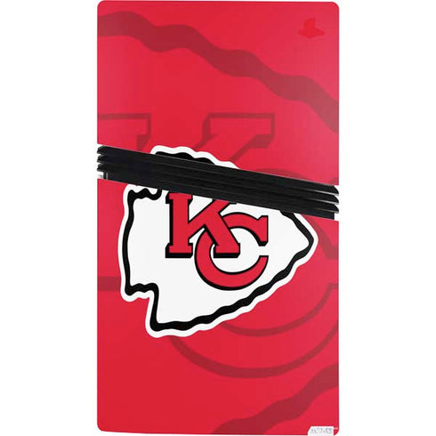 NFL Kansas City Chiefs Double Vision PS5 Pro Bundle Skin
