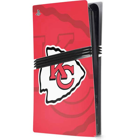 NFL Kansas City Chiefs Double Vision PS5 Pro Console Skin