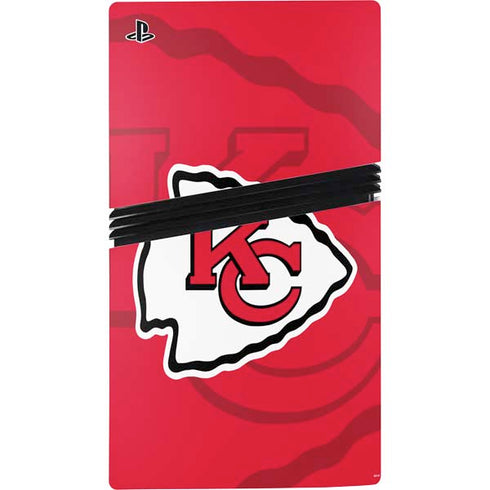 NFL Kansas City Chiefs Double Vision PS5 Pro Console Skin