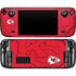 NFL Kansas City Chiefs Double Vision Steam Deck Handheld Gaming Computer OLED Skin