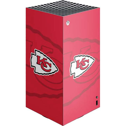 NFL Kansas City Chiefs Double Vision XBox Series X Digital Edition Console Skin