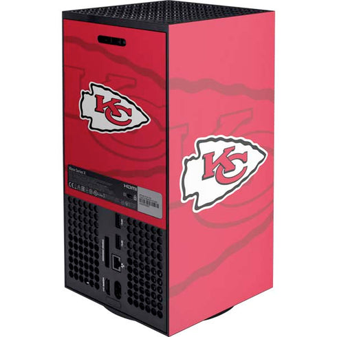 NFL Kansas City Chiefs Double Vision XBox Series X Digital Edition Console Skin