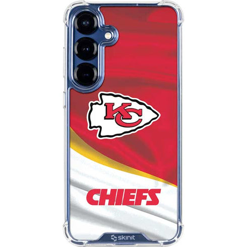 NFL Kansas City Chiefs Galaxy S25 Clear Case