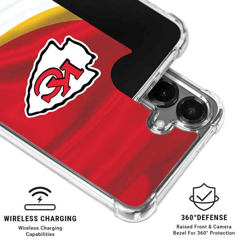 NFL Kansas City Chiefs Galaxy S26 Plus Clear Case