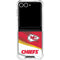 NFL Kansas City Chiefs Galaxy Z Flip7 Clear Case